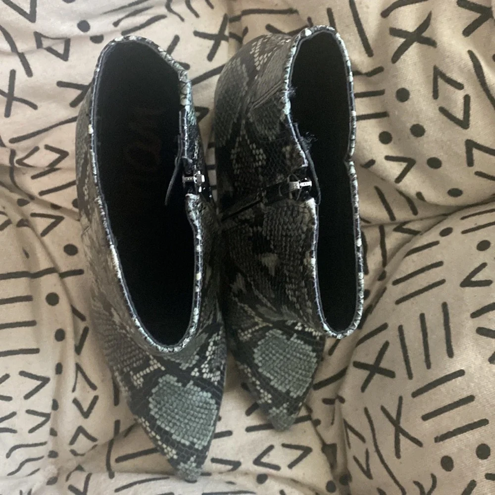 Sam Edelman Raelle Snakeskin Bootie - Picture 7 of 12